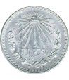 Moneda de Mexico 1 peso 1933. Plata  - 1