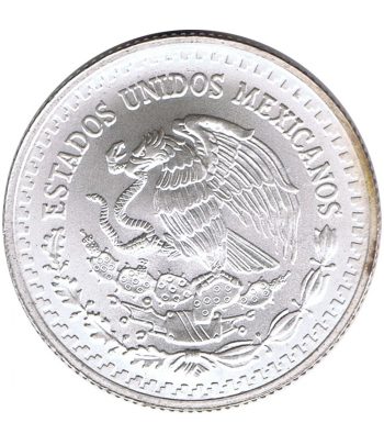 Moneda de México 1/2 Onza plata Pura 1992.  - 2