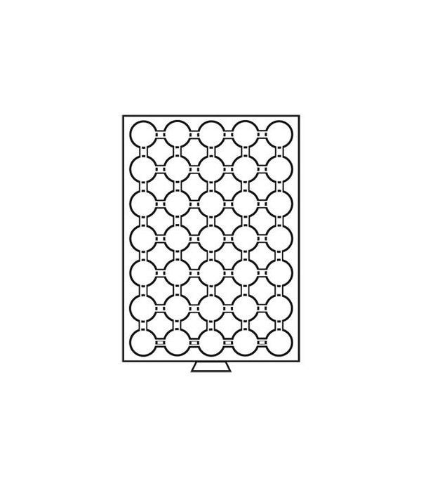 LEUCHTTURM Bandejas MB (236x303) 35 monedas CAPS 25-26