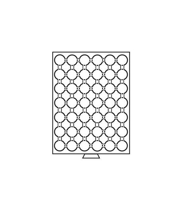 LEUCHTTURM Bandejas MB (236x303) 42 monedas CAPS 24-24,5