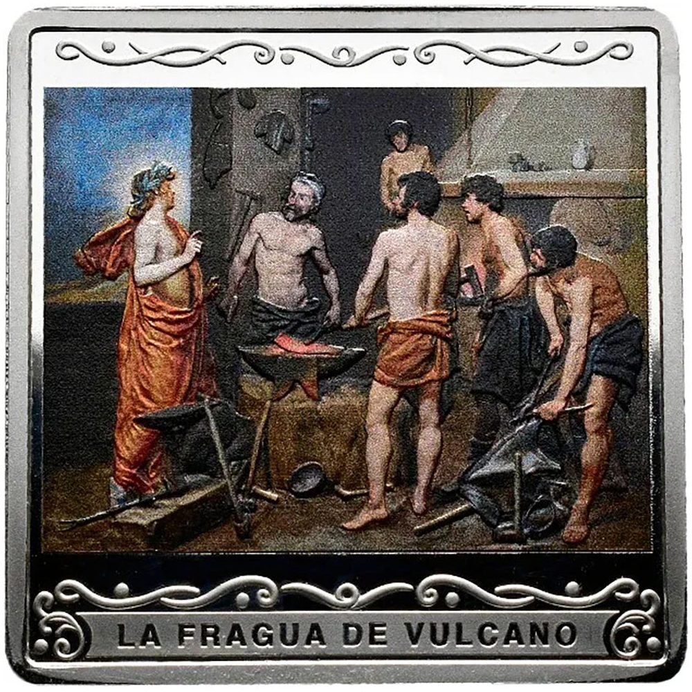 Moneda de España 10 euros 2024 Velázquez. Fragua de Vulcano. Plata  - 1