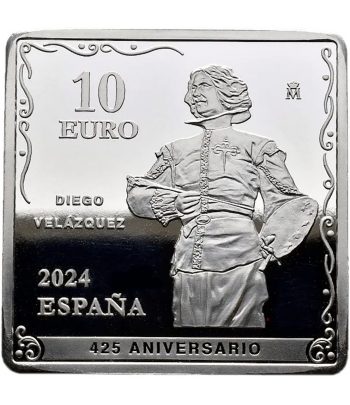 Moneda de España 10 euros 2024 Velázquez. Fragua de Vulcano. Plata  - 2