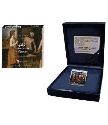 Moneda de España 10 euros 2024 Velázquez. Fragua de Vulcano. Plata  - 3