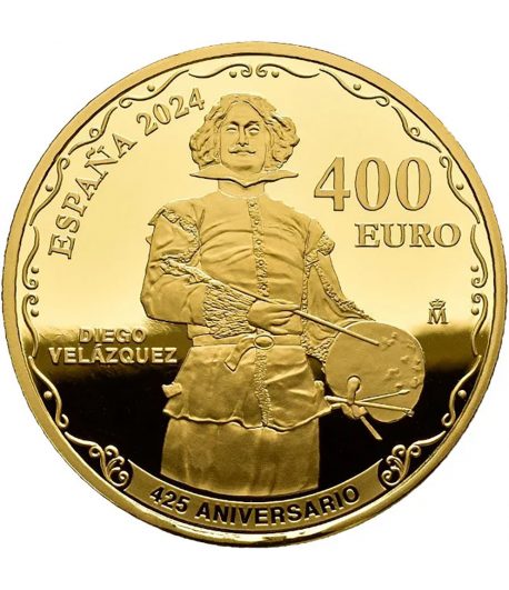 Moneda de España 400 euros 2024 Velázquez. Triunfo de Baco. Oro - 1 Moneda de España 400 euros 2024 Velázquez. Triunfo de Baco. Oro - 1