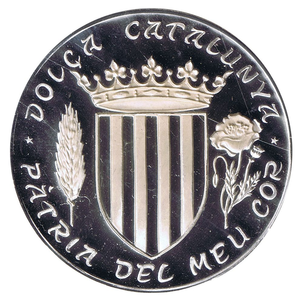 Medalla Dolça Catalunya Patria del meu cor. Plata  - 1