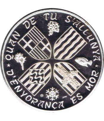 Medalla Dolça Catalunya Patria del meu cor. Plata  - 2