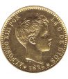 Moneda de España 20 Pesetas 1896*62 Alfonso XIII MPM. Oro  - 1