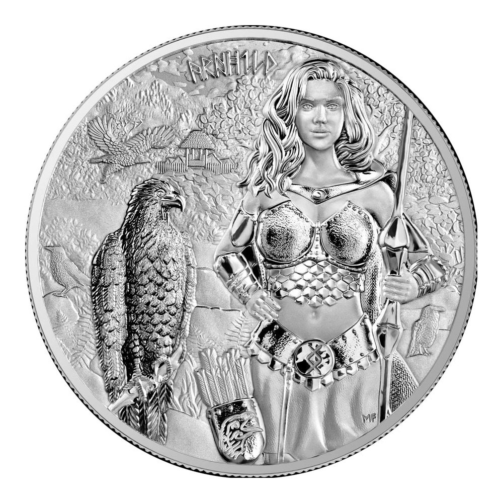 Moneda de Plata 5 Mark Alemania 2025 Valkyries Arnhild.  - 1