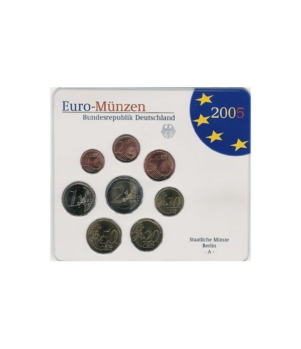 Cartera oficial euroset Alemania 2005 (5 cecas).  - 2