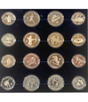Colección Olimpiadas de Seoul 1988. 16 monedas de plata  - 2