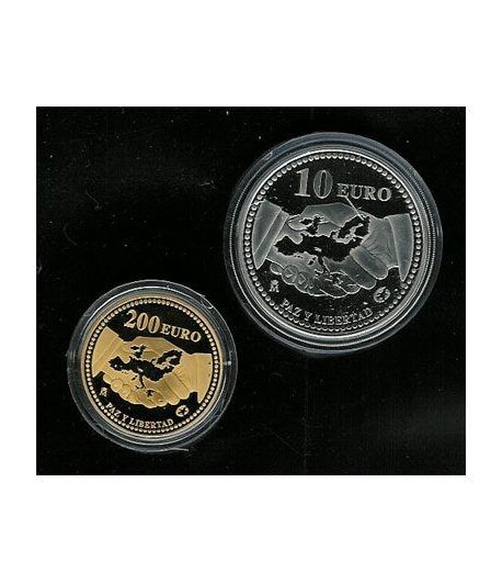 Monedas 2005 Paz y Libertad. Completa. Oro y Plata.