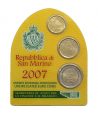 Euroset San Marino 2007 (3 monedas)  - 1