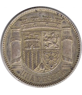 Moneda de plata 1 Peseta 1933 Segunda República.  - 2