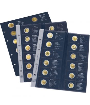 LEUCHTTURM Suplemento 2024 álbum OPTIMA 2 euros  - 1