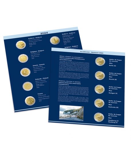 LEUCHTTURM Numis Suplemento monedas de 2 Euros 2024  - 1