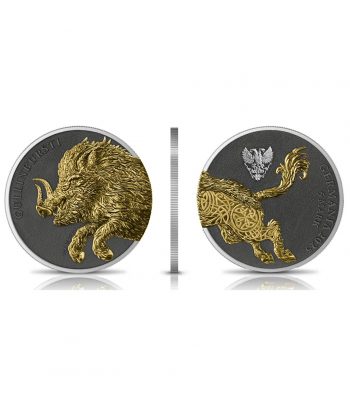 Monedas de plata Alemania 5 Mark 2025 Gullinbursti. 2 monedas  - 2