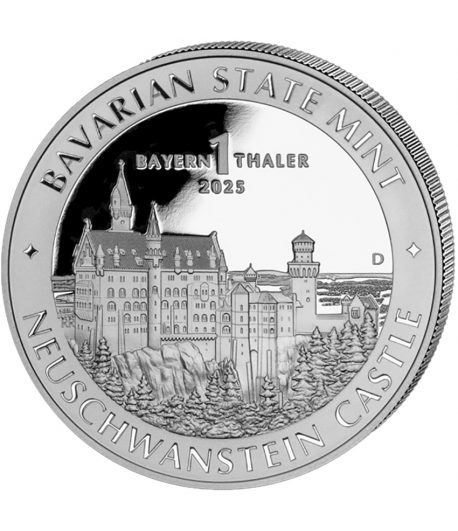 Moneda de plata Alemania 1 Bayern Thaler Baviera 2025. - 1 Moneda de plata Alemania 1 Bayern Thaler Baviera 2025. - 1
