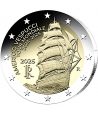 moneda 2 euros Italia 2025 Barco Americo Vespuccio  - 1
