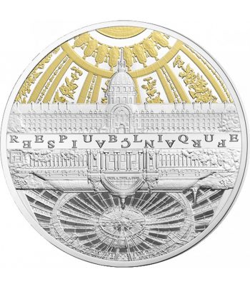 Francia 10€ 2015 UNESCO Gran Palacio. Invalidos. Plata.  - 1