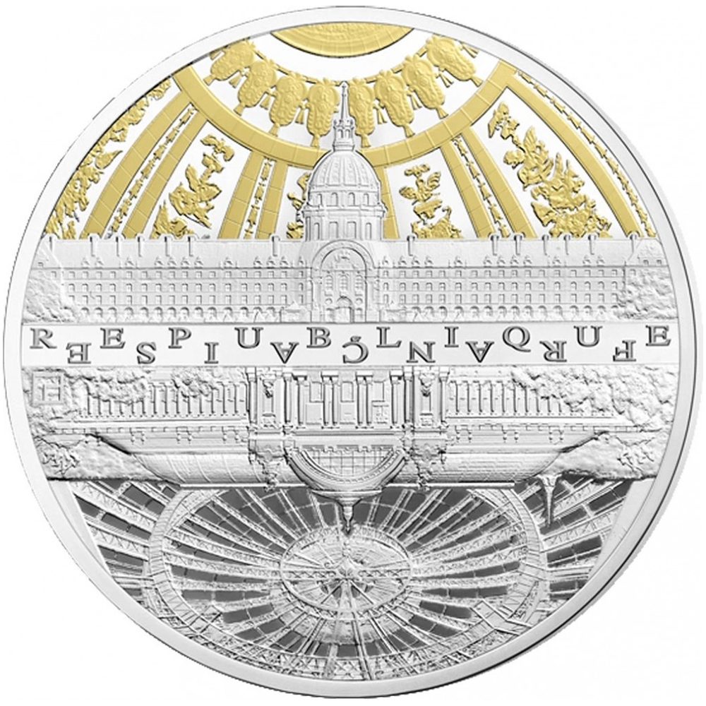 Francia 10€ 2015 UNESCO Gran Palacio. Invalidos. Plata.  - 1