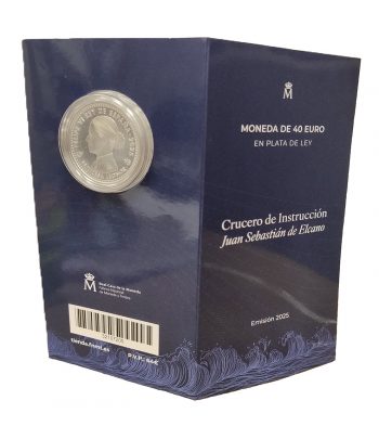 Euroset España 40 Euros 2025 Juan Sebastián Elcano. Color  - 2
