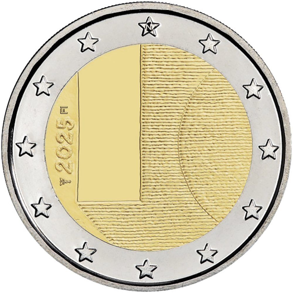 moneda 2 euros Finlandia 2025 Diplomacia  - 1