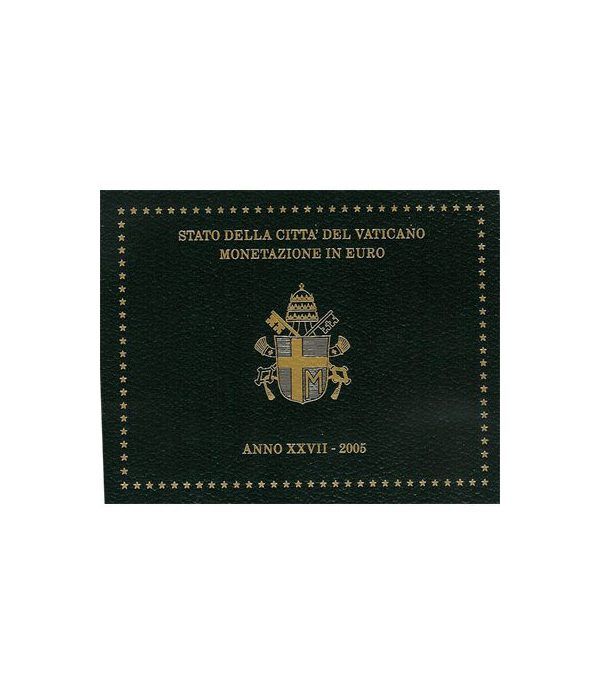 Cartera oficial euroset Vaticano 2005  - 2