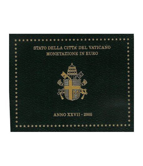 Cartera oficial euroset Vaticano 2005