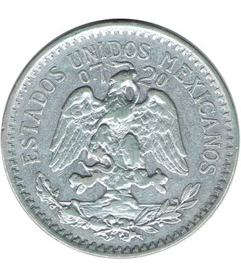 Moneda de México 50 Centavos 1937. Plata  - 2