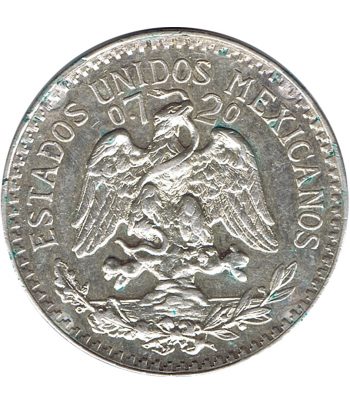 Moneda de México 50 Centavos 1945. Plata  - 2