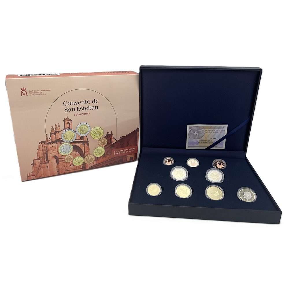 Euroset oficial FNMT España 2025 Salamanca Proof.  - 1