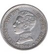 Moneda de España 50 Céntimos de Plata 1904 *04 Alfonso XIII SM V  - 1
