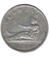 2 Pesetas Plata 1869 *69 Gobierno Provisional.  - 1