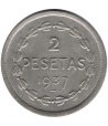 Moneda 2 pesetas 1937 Gobierno de Euzkadi.  - 1