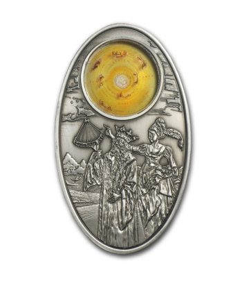 Moneda Fiji 2012 10 Dollars Almagest de Ptolomeo. Plata  - 1