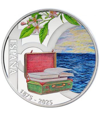 Moneda de España 10 euros 2025 Antonio Machado. Plata  - 1