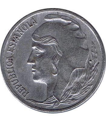 Moneda de España II República 5 céntimos 1937.  - 2