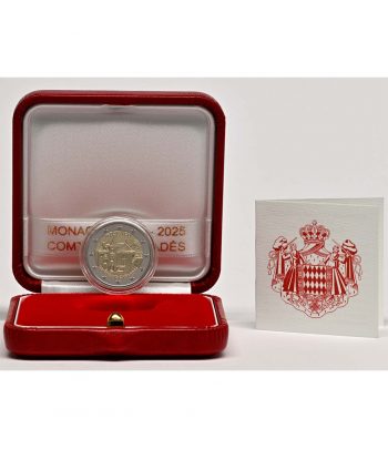 moneda 2 euros Mónaco 2025 Condado de Carladès. Proof  - 1