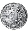 Moneda de plata 2$ Anguila Barco Velero 2024  - 1