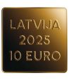 Letonia 10€ 2025 Nuestra Tierra. Oro  - 2