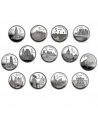 Capitales de provincia 52 monedas 5€ plata. Colección completa - 3 Capitales de provincia 52 monedas 5€ plata. Colección completa - 3