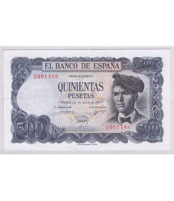 Billete de España 500 Pesetas 23 julio 1971 EBC. Sin Serie 2001486  - 1