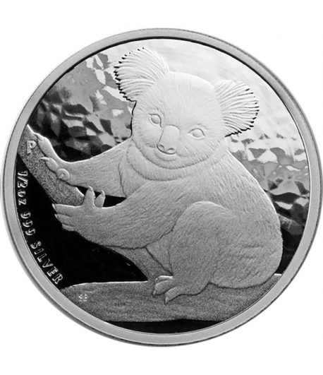 Moneda media onza de plata 1/2$ Australia koala 2009  - 1