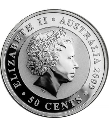 Moneda media onza de plata 1/2$ Australia koala 2009  - 2