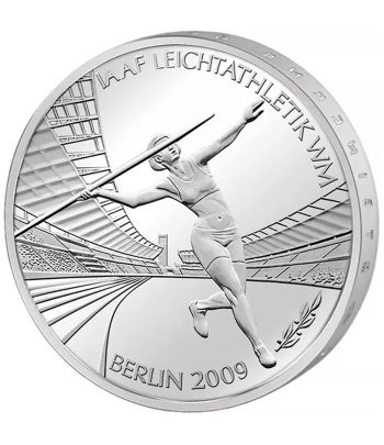 moneda Alemania 10 Euros 2009 Berlin 09. Jabalina  - 5