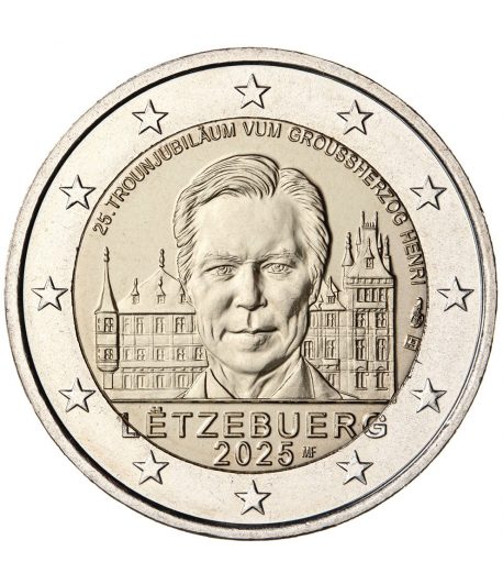 moneda 2 euros Luxemburgo 2025 Duque Henri - 1 moneda 2 euros Luxemburgo 2025 Duque Henri - 1
