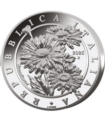 Moneda de plata Italia 0,25 Euros 2025 Flora.  - 2
