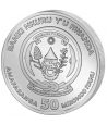 Moneda de plata 50 Francs Ruanda 2026 Caballo Año Lunar  - 2