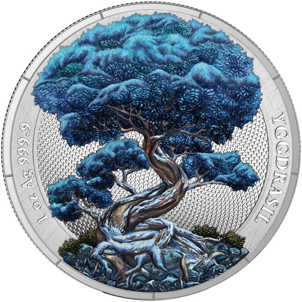Moneda de plata Alemania 5 Mark 2025 Árbol Vida Invierno  - 1