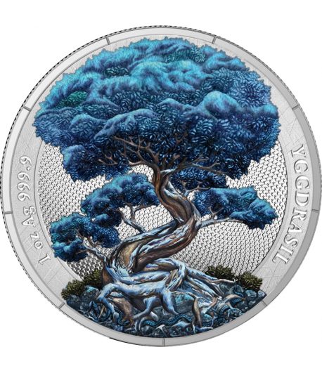 Moneda de plata Alemania 5 Mark 2025 Árbol Vida Invierno - 1 Moneda de plata Alemania 5 Mark 2025 Árbol Vida Invierno - 1